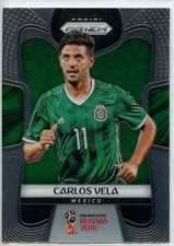 2018 Panini Prizm World Cup Soccer Base #129 Carlos Vela - Mexico Qty