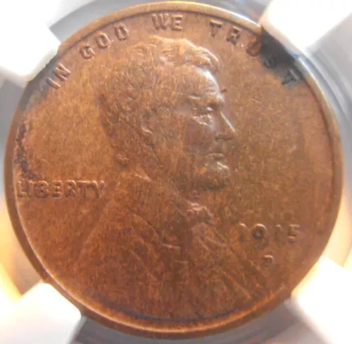 1915 D Lincoln Cent, NGC Certified F15   (15DN19)