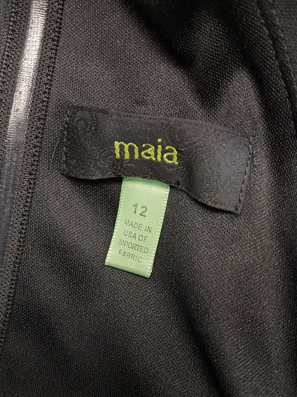 Maia Splatter Print Open Back Crepe De Chine Shea… - image 5