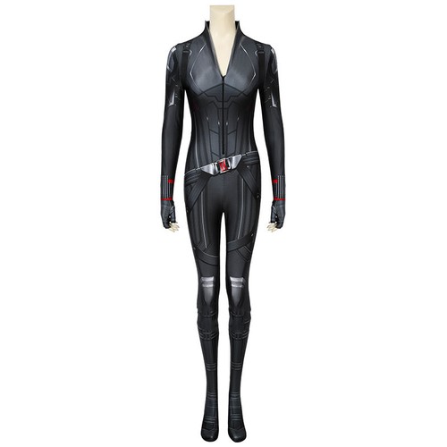The Avengers Black Widow Natasha Cosplay Costume Jumpsuit Deluxe Zentai Bodysuit - Picture 2 of 11