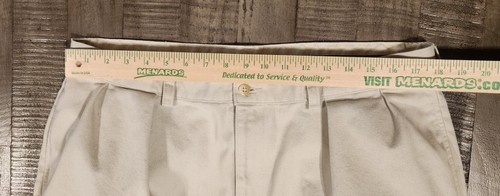 Polo Ralph Lauren Chino Pants Men Size 38×28 Beige pleated - Picture 5 of 10