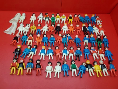 Lot of 65+  Vintage Playmobil Geobra Figures 1974
