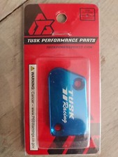 Tusk Anodized Front Brake Reservoir Cap Blue 143-946-0004