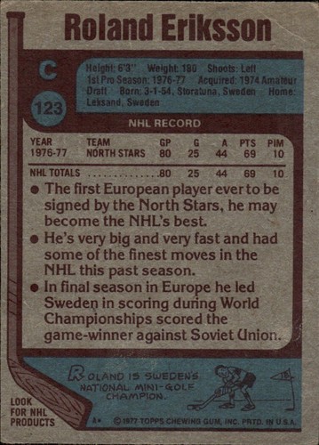 1977-78 TOPPS NHL Card Set Break #1-#264 — You Choose! Rookies, Stars & Commons - Picture 123 of 315