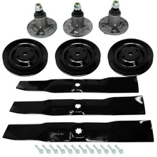 Spindle Pulley Blade Kit for John Deere 54 inch Deck 190C D170 LA150 LA175