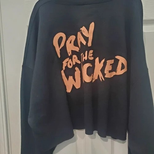 Panic at the Disco Cropped Sweatshirt "Pray for the Wicked" Sz XXL NWT - Picture 2 of 5