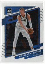 2021-22 Donruss Optic Kristaps Porzingis #18 Dallas Mavericks