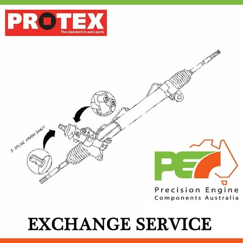 Reman OEM Steering Rack Complete Unit For FPV PURSUIT BA 2D Ute RWD.-Exch - Picture 1 of 4