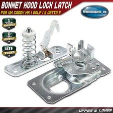 Bonnet Hood Upper & Lower Lock Latch for VW Caddy I Golf I II Jetta II 191823507