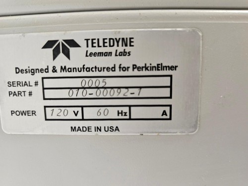 Perkin Elmer SMS 100 analizzatore di mercurio dedicato - Foto 7 di 11
