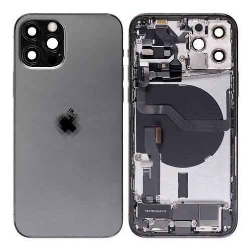 SCOCCA POSTERIORE PER APPLE IPHONE 12 PRO PULLED NEW- All Small Parts + All Flex