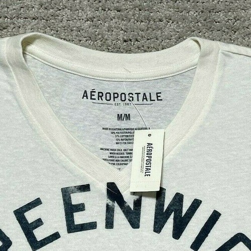 Aeropostale Greenwich Motor Bikes NY New Shirt Adult Medium Lighter Color - Picture 3 of 7