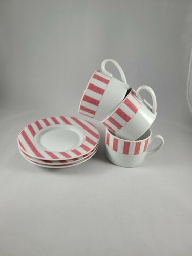 CHRISTOPHER STUART Y0277 CAPRI ROSE MADE IN THAILAND 3 TEA CUP & SAUCER. SET. - Picture 5 of 9