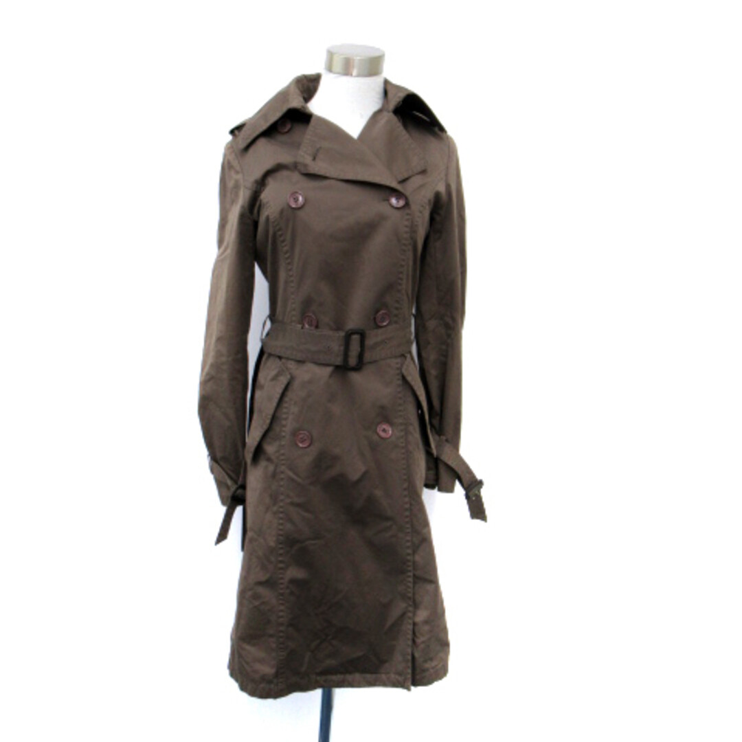 ICB Trench Coat Spring Long Length with Liner 6 Brown SM33 ICB Trench Coat Spring Long Length with Liner 6 Brown SM33