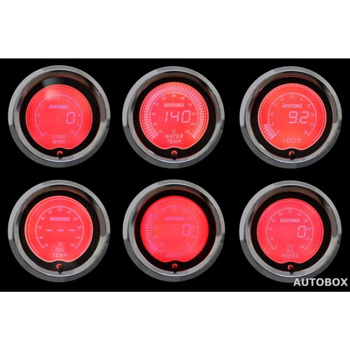 Pillar Pod Suits Holden Monaro V2 VZ CV8-Z GTO w/ LCD Oil Press & Volts Gauges - Picture 12 of 12