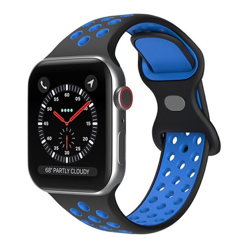 Breathable Replacement Apple Watch iWatch Series SE/7/6/5/4/3/2/1 Bands Soft Men - Picture 16 of 17