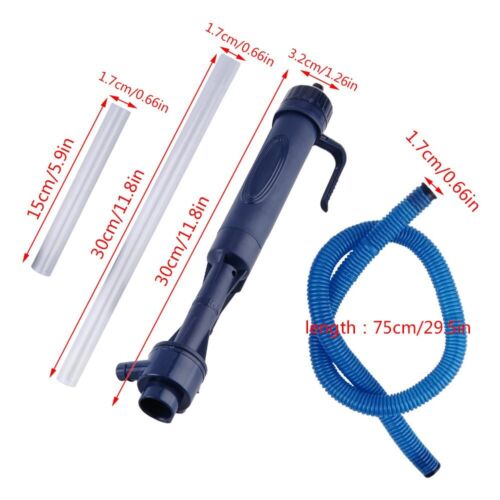 Elektrisch Aquariumpumpe Aquarium Mulmsauger Schlammsauger Bodenreiniger Zubehör - Bild 8 von 19