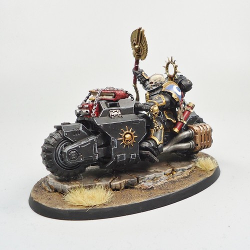 Space Wolves Chaplain On Bike Painted - Warhammer 40k Army Space Marines - Picture 3 of 8