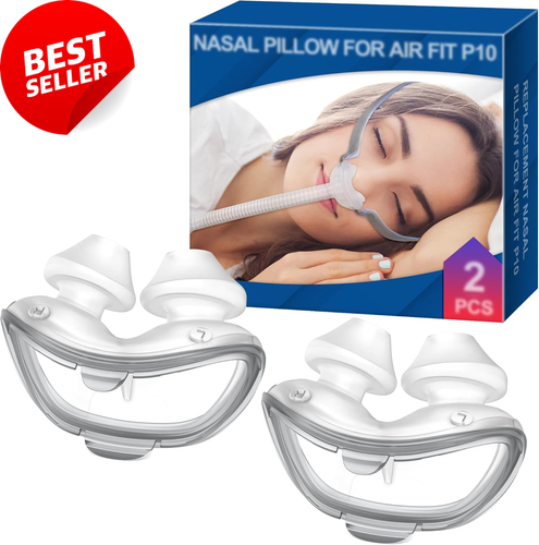2x Cushion Replacements for AirFit P10 Nasal Pillow Mask – Size M by AirSmart - Picture 9 of 12