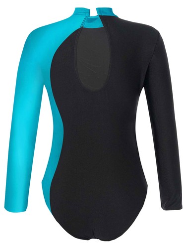 Kids Girls Long Sleeve Ice Training High Elastic Breathable Ice Skating Jumpsuit - Picture 26 of 73