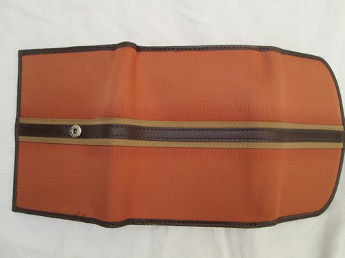 -AUTHENTIQUE portefeuille/porte-monnaie KESSLORD cuir/toile TBEG vintage - Picture 7 of 7