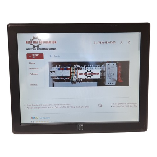 Elo ET1515L-7CWA-1-GY-G Touchscreen Monitor, 15in, 1024x768, 100-240VAC / 12VDC