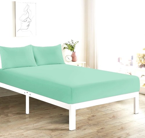 Extra Deep 40CM Fitted Sheet Bed Sheets Single Double King Super King Size - Picture 24 of 46