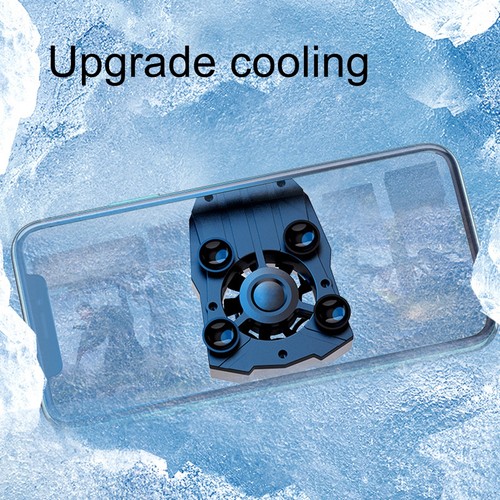 Portable Phone Cooler USB Rechargeable Phone Cooling Fan Mobile Gaming Radiator - Photo 10 sur 14
