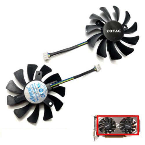 Replacement Cooling Fans For ZOTAC GeForce GTX 970 4GB Graphics Card - Afbeelding 3 van 4
