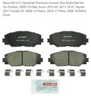 Disc Brake Pad Set Bosch BC1211