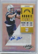 Dylan Cantrell 2018 Panini Contenders Optic Autograph Rookie 