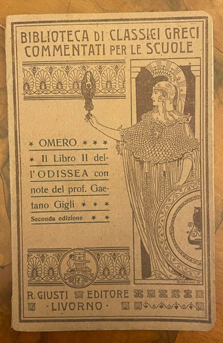 Il libro II dell'Odissea Omero Biblioteca di classici greci Giusti Editore  - Picture 1 of 3