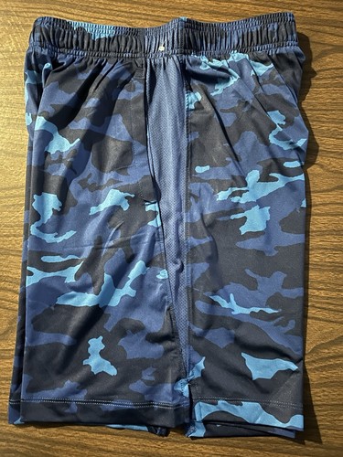 Under Armour Men’s Small UA Tech Vent Printed 8" Shorts 1376957-471 Blue Camo - Picture 6 of 9
