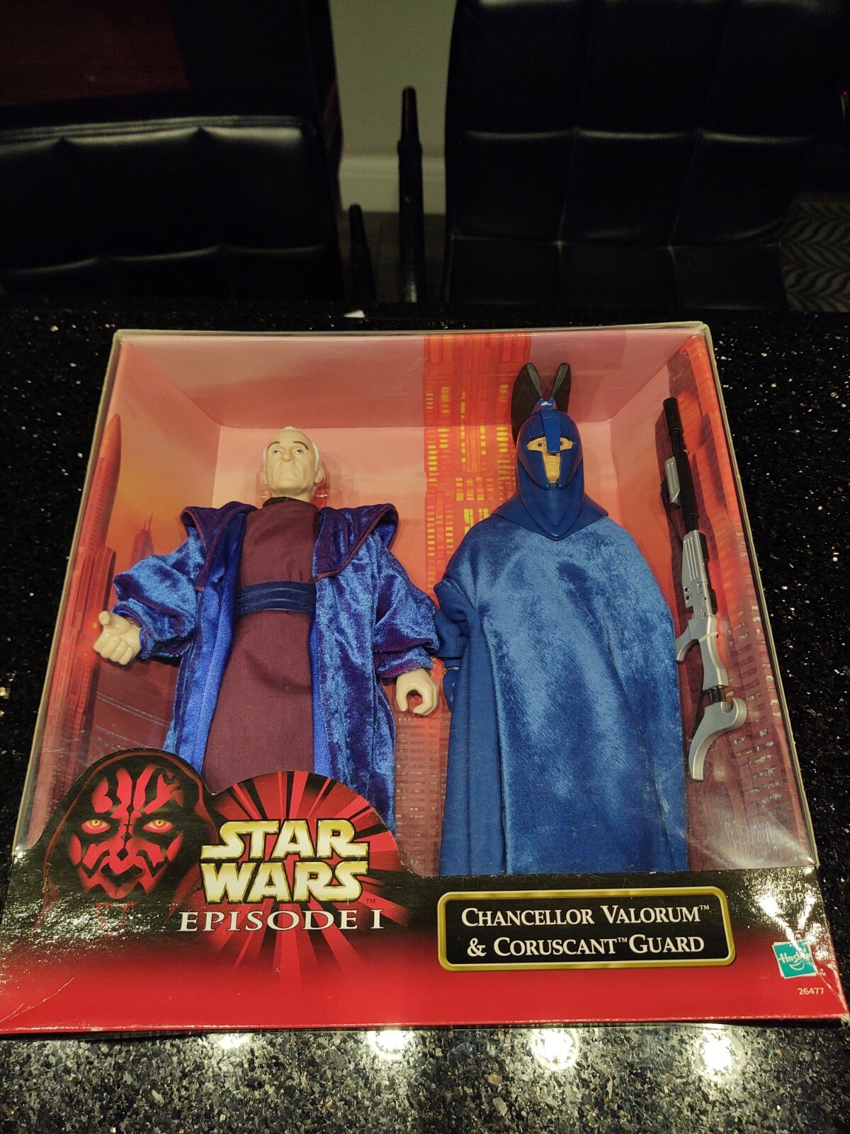Star Wars Episode 1 12" Chancellor Valorum & Coruscant Guard MISB NEW UNUSED - Picture 2 of 12