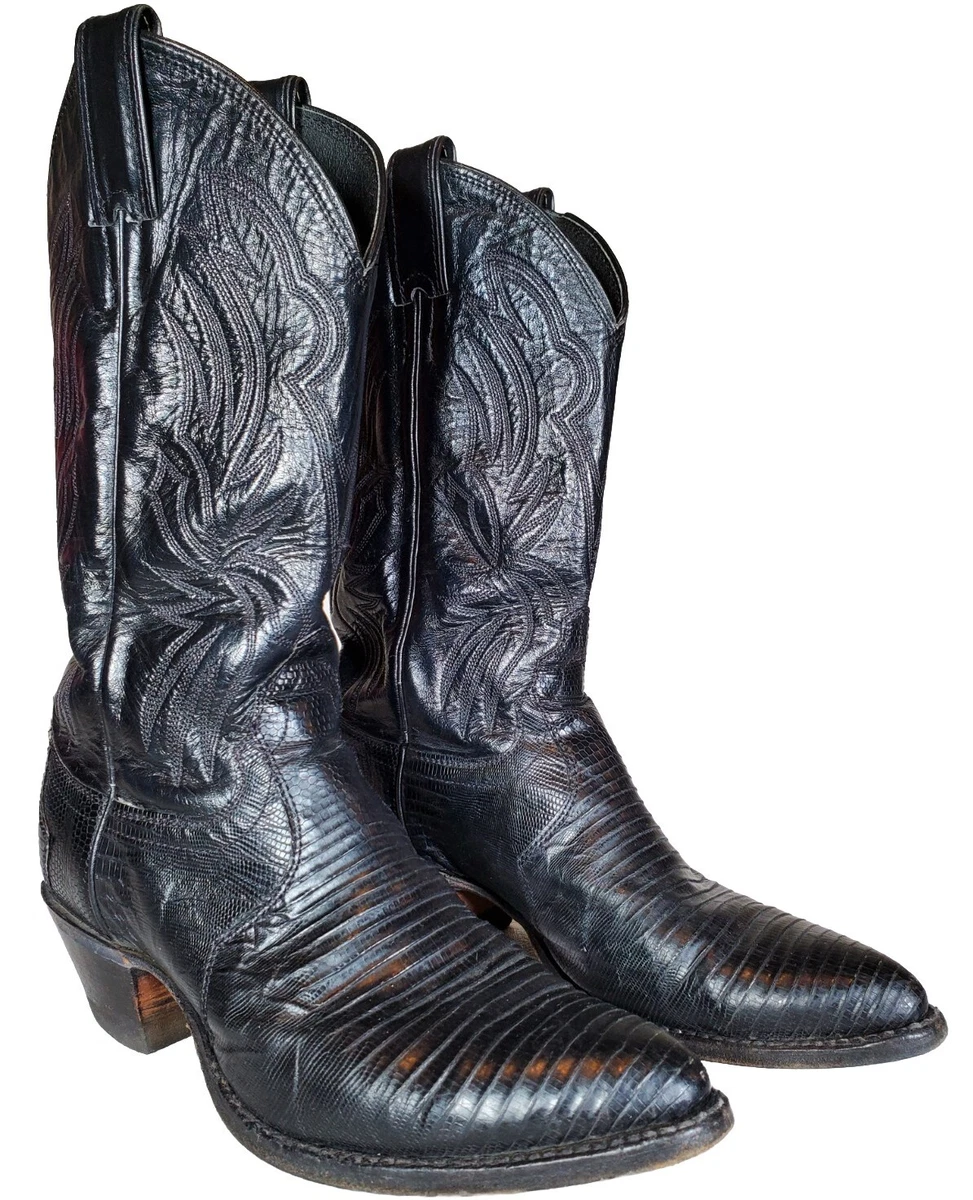 Justin iguana 2025 lizard boots