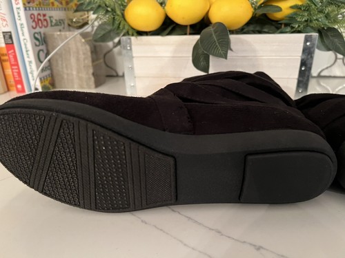 Rampage Cresting Black Fx Suede Boot Size 9 - Picture 7 of 9