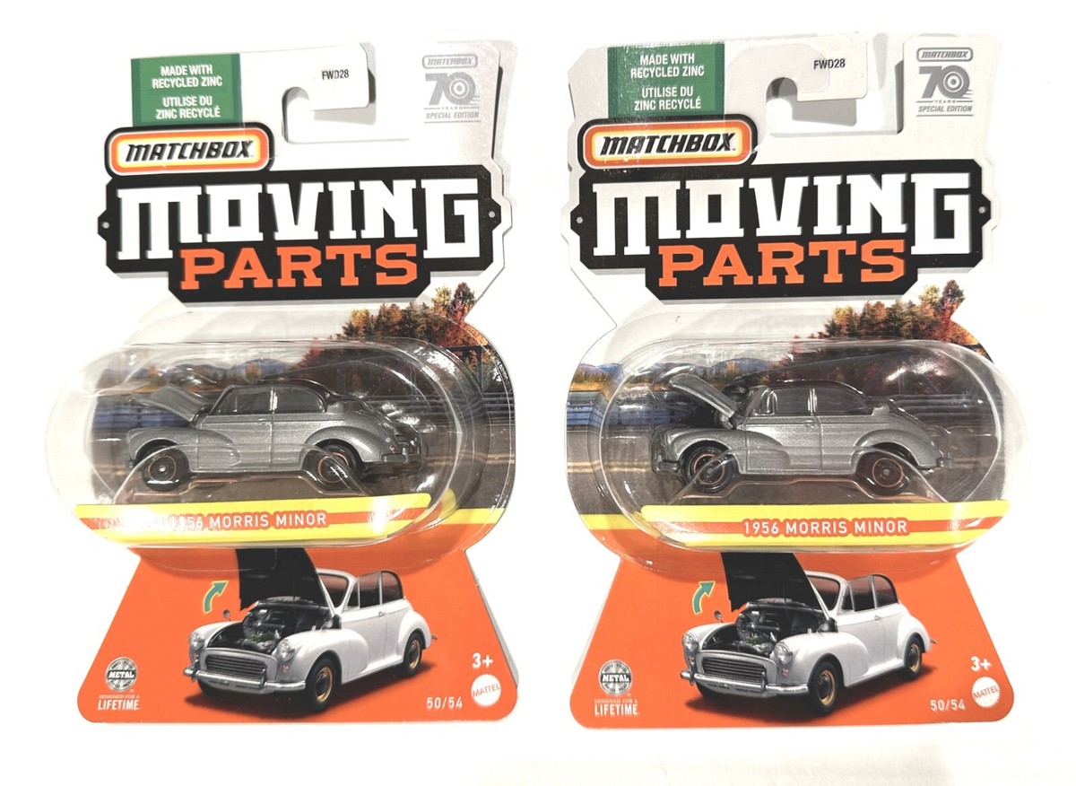 Set of Matchbox Moving Parts 70th SE 1956 Morris Minor #50/54 NEW MOC  2023