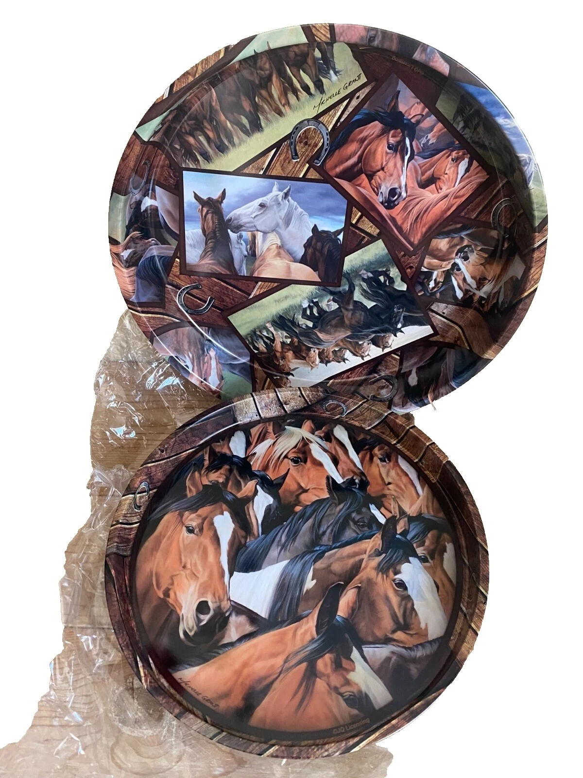 Bandejas Estampado Animal de estaño