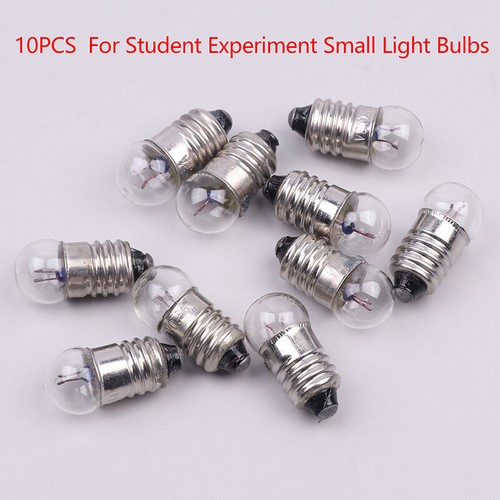 10PCS Miniature Round 0.3A 2.5V Small light cannon for student experiment Bulbs - Picture 12 of 12
