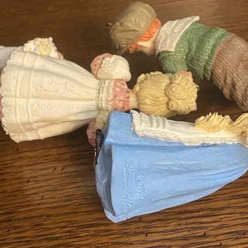 Dianna Effner Puppenkünstlerin schuf diese sechs original nummerierte 3"" Ornamente 1994 - Bild 6 von 22