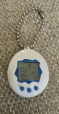 Bandai Tamagotchi 20th Anniversary Series 3 White  Blue Mini Virtual Pet