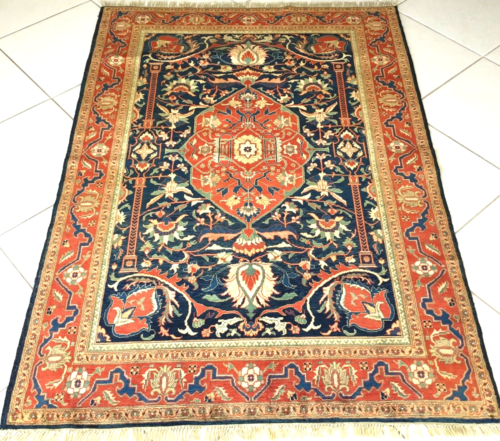 Afghan Ziegler Teppich Handgeknüpft Orient Ferahan Rug Carpet Tapis Alfombra - Bild 7 von 9