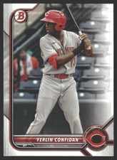 Yerlin Confidan #BD-199 2022 Bowman Draft Cincinnati Reds