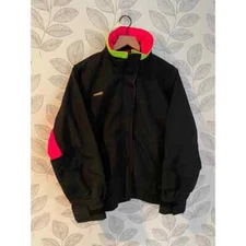 Columbia Sportswear Bugaboo Neon Windbreaker, Size Women's L