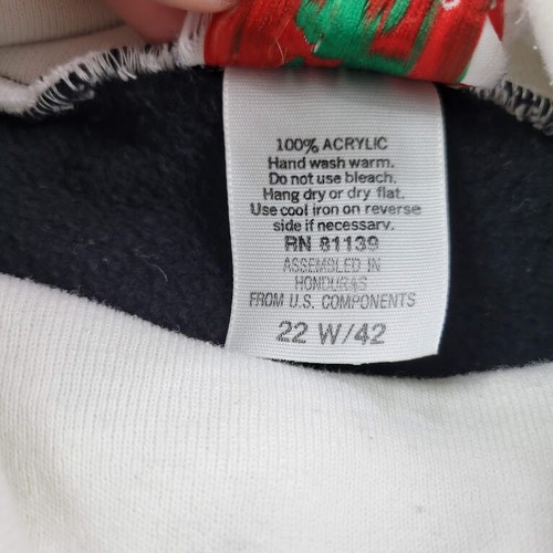 Sudadera Cascanueces Vintage Mujer 22W Negra Cuello Alto Feo Navidad Suéter - Imagen 8 de 9