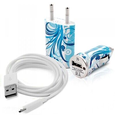 Chargeur auto secteur usb motif magasin HF08 pour SFR Startrail 5