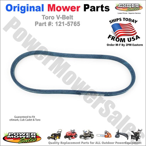 Genuine Toro V-Belt for Lawn Mowers fits TimeMaster 30in Lawn Mowers / 121-5765 - Picture 2 of 4