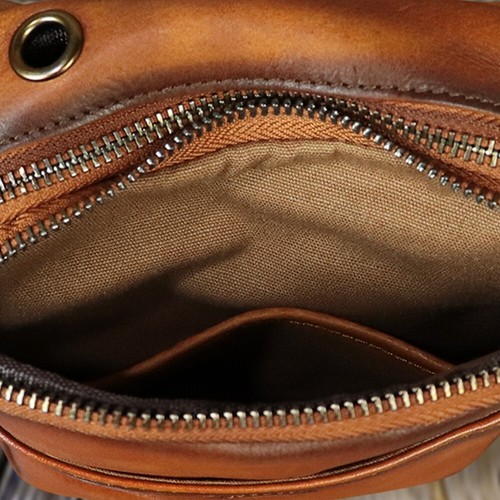 Genuine Leather Small Purses for Women Men Crossbody Shouer Bag Phone Bag Pouch - Picture 10 of 13