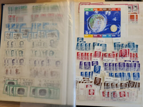 DDR Riesige Sammlung 6 fette Lagerbücher Alben Sammlung Briefmarken Lagerposten - Bild 5 von 19