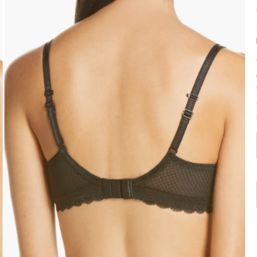 Chantelle Parisian Allure Plunge Underwire Bra sz 30DD / EU 65E black 2232 - Picture 2 of 9